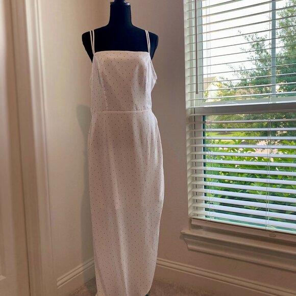 BCBGeneration - white with black polka dots dress. - Picture 4 of 5